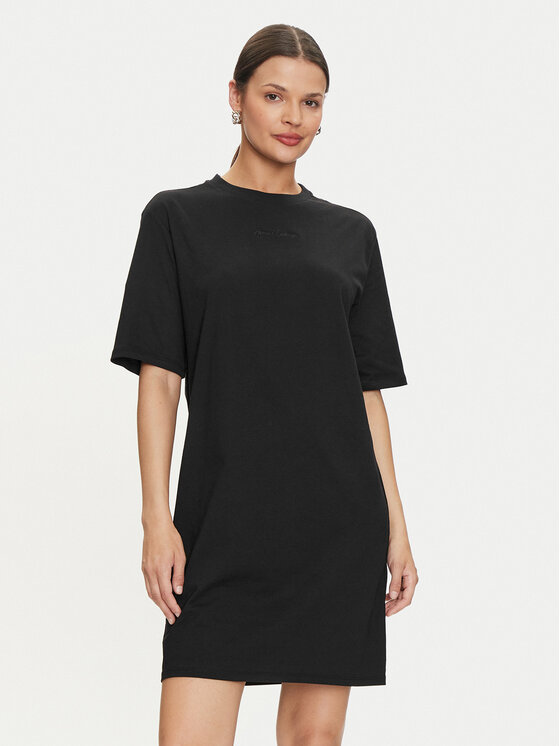 Armani Exchange Armani Exchange Každodenné šaty 6DYA74 YJDGZ 1200 Čierna Regular Fit