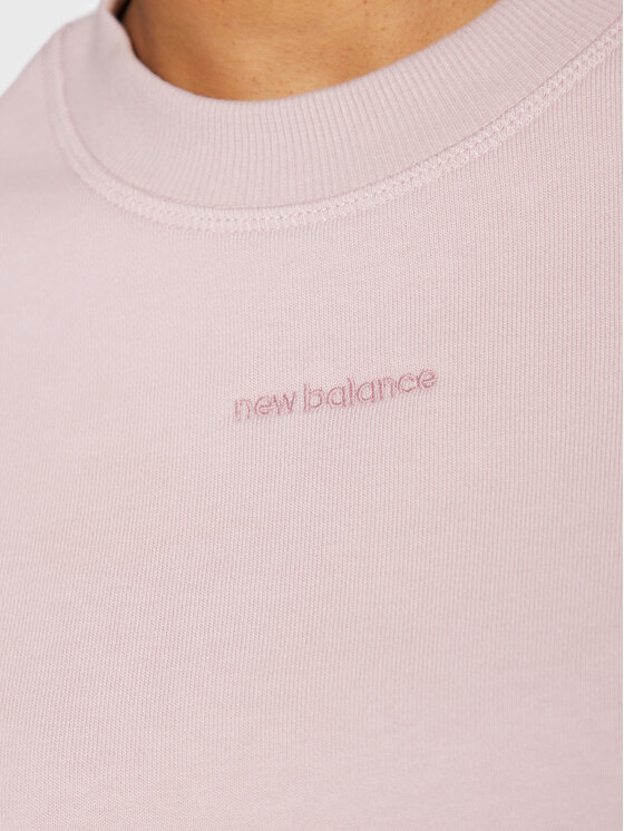 New Balance New Balance Bluza Athletics Nature WT23555 Fioletowy Relaxed Fit