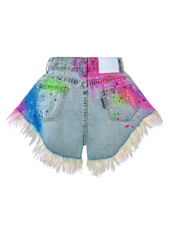 MissDenim MissDenim Džínsové šortky Skorts Farebná Regular Fit