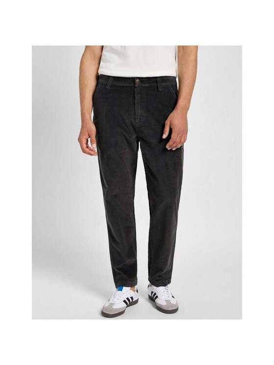 Lee Lee Spodnie materiałowe CARPENTER Szary Loose Fit