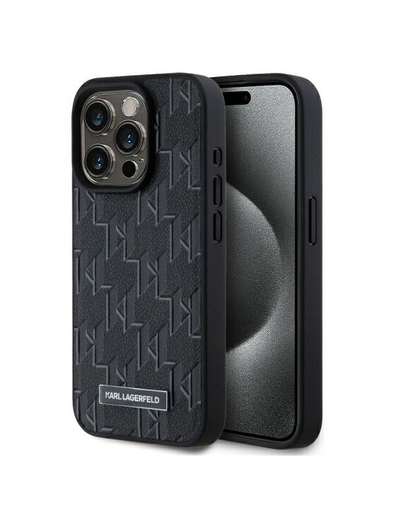 KARL LAGERFELD KARL LAGERFELD Etui na telefon Apple iPhone 15 Pro Czarny