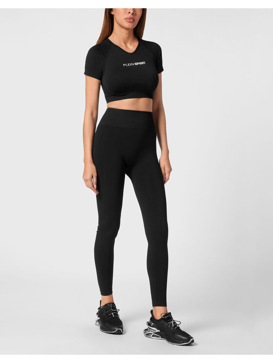 Plein Sport Plein Sport T-Shirt 22149 Czarny Regular Fit