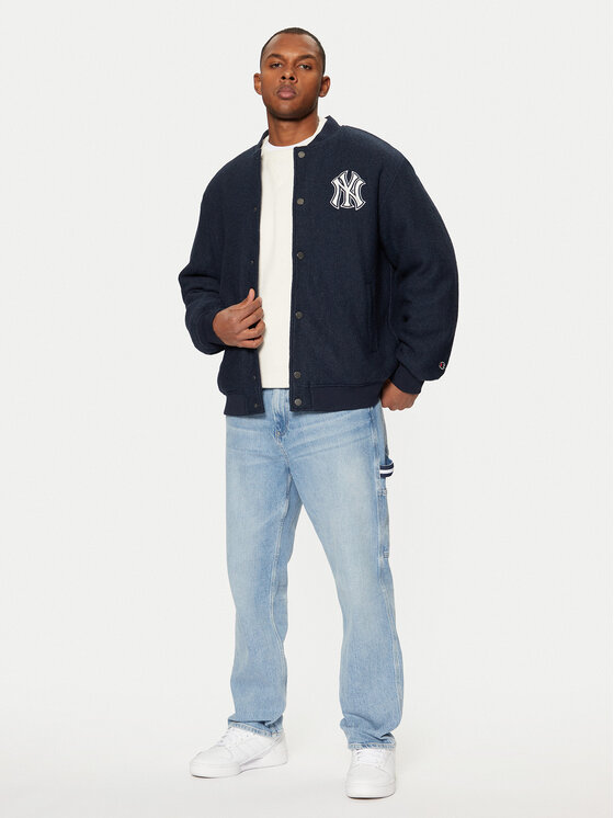 Champion Champion Μπόμπερ μπουφάν 220358 Σκούρο μπλε Regular Fit