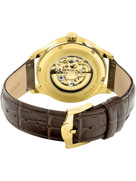 Rotary Rotary Hodinky GS02941/03 Hnedá