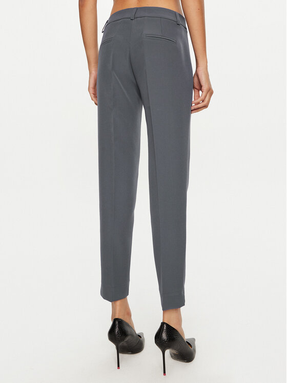Maryley Maryley Штани з тканини 24IB52Z/M19/43ST Сірий Regular Fit