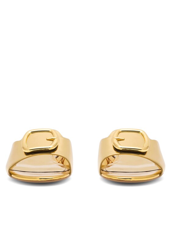 Eva Minge Eva Minge Pantoletten REGINE-SL2273-1 Goldfarben