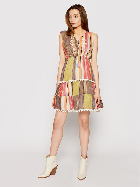 Vestito estivo Linda IC21 054 Multicolore Regular