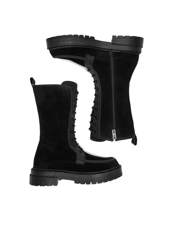 Simple Simple Schnürschuhe SIMPLE-SL-52-02-000089 601 Schwarz