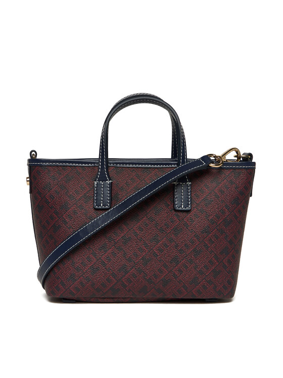 Tommy Hilfiger Tommy Hilfiger Дамска чанта Th Monoplay Le Nano Tote AW0AW17717 Тъмносин