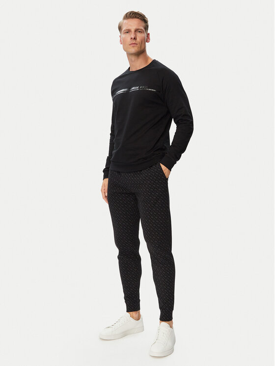 BOSS BOSS Pyjamahose 50571385 Schwarz Regular Fit