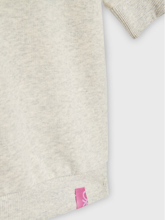 United Colors Of Benetton United Colors Of Benetton Sukienka codzienna 3J68CV00B Szary Regular Fit