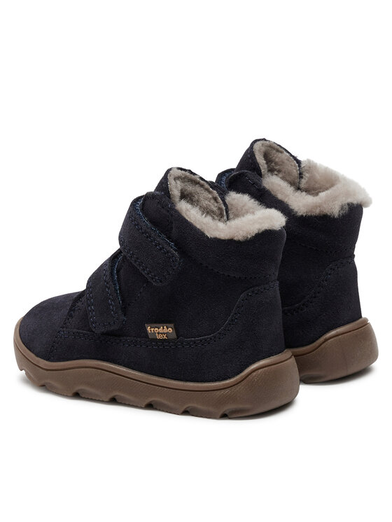 Froddo Froddo Zimske čizme Zeru Tex Furry Barefoot G2110149 M Plava