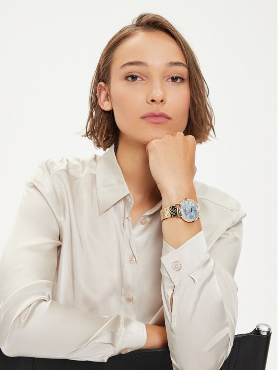 Armani Exchange Armani Exchange Pulkstenis AX5586 Zelta