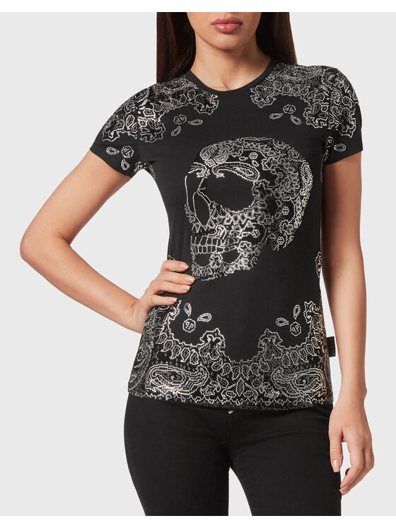 PHILIPP PLEIN PHILIPP PLEIN T-shirt 3887 Nero Regular Fit