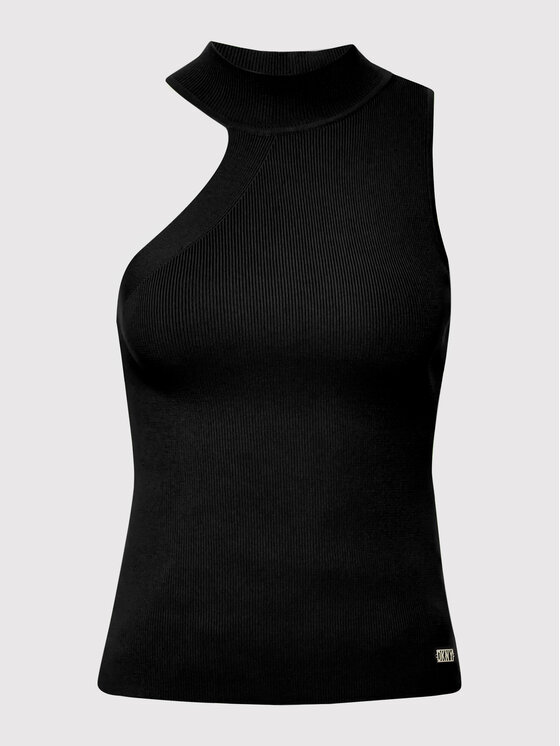 DKNY DKNY Top P2ASAA41 Črna Slim Fit