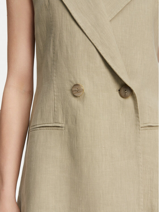Marella Marella Kamizelka Dramma 2513281012200 Khaki Regular Fit