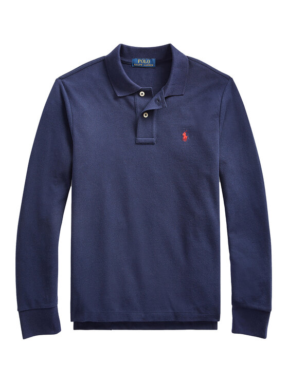 Polo Ralph Lauren Polo Ralph Lauren Polo majica 323708858024 Mornarsko modra Slim Fit