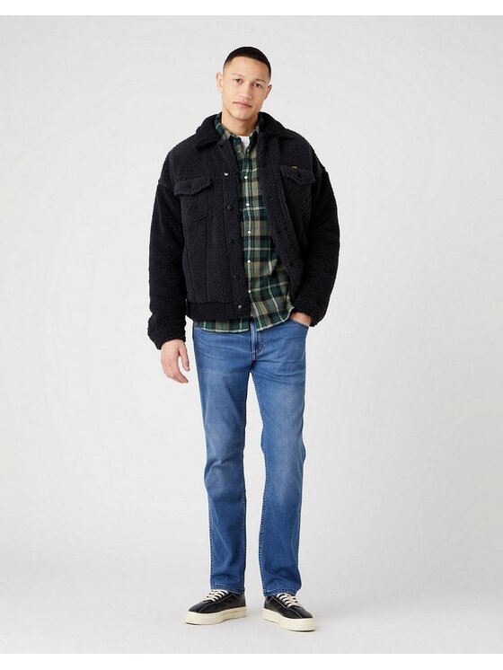 Wrangler Wrangler Camicia WESTERN SHIRT Verde Regular Fit