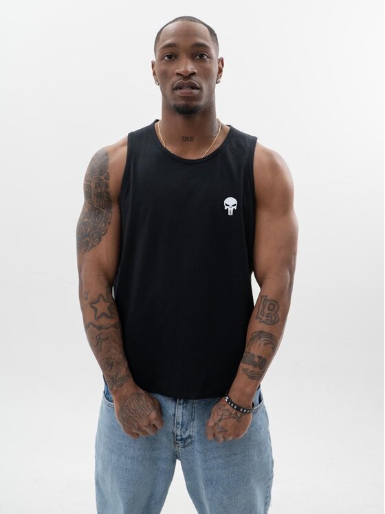 Marvel Marvel Tank top AUTOMATIC Czarny Regular Fit
