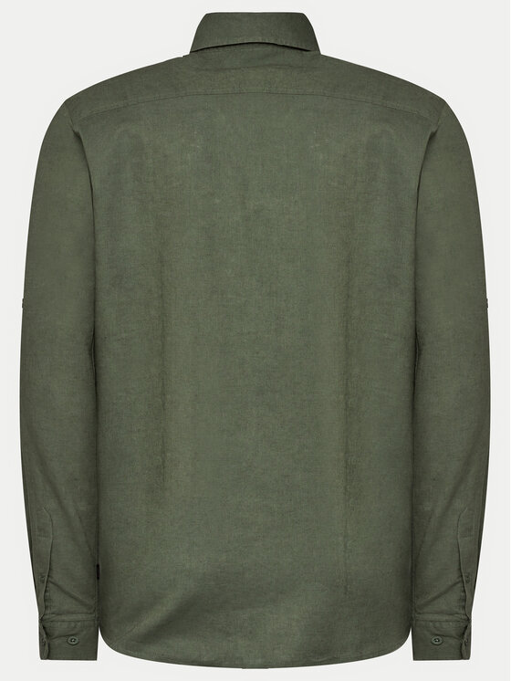 INDICODE INDICODE Cămașă Globe 20-315 Verde Regular Fit