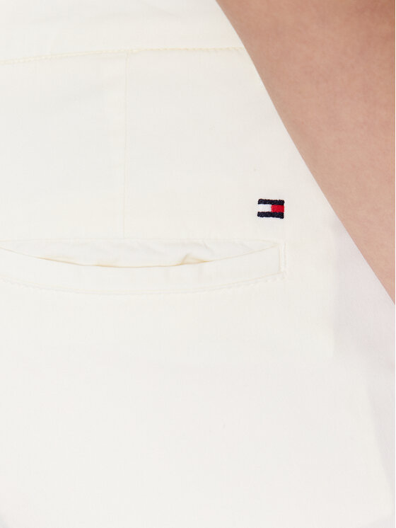 Tommy Hilfiger Tommy Hilfiger Chinos kelnes WW0WW37763 Écru Slim Fit