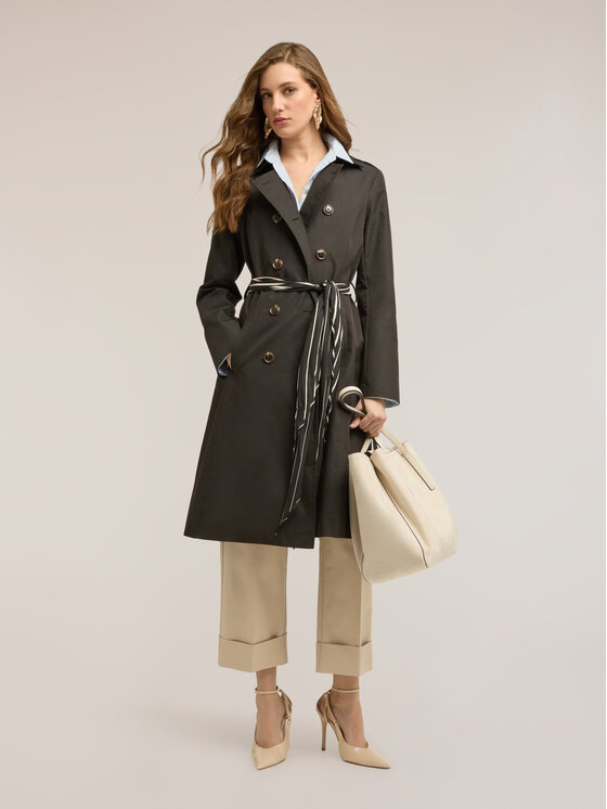 Motivi Motivi Cappotto invernale 0015Q000645N033 Nero Regular Fit