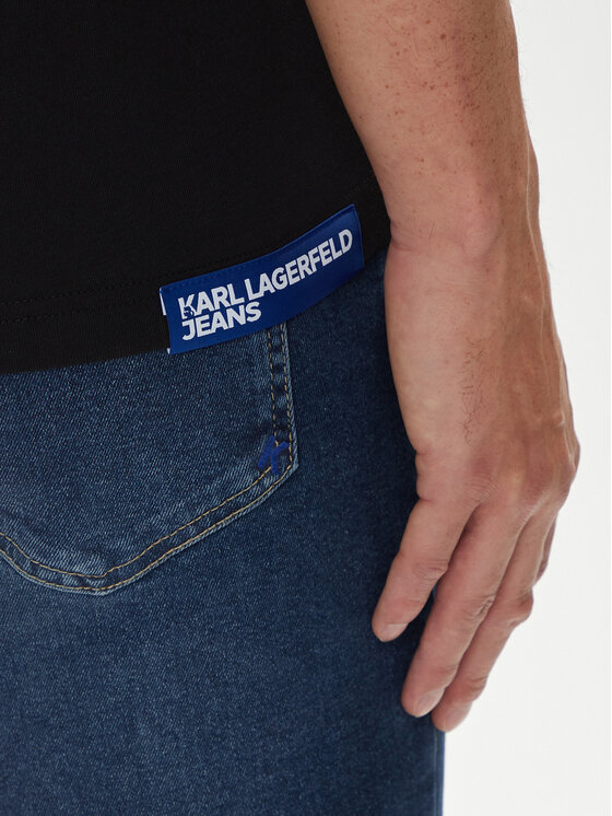 Karl Lagerfeld Jeans Karl Lagerfeld Jeans T-särk 245D1709 Must Regular Fit