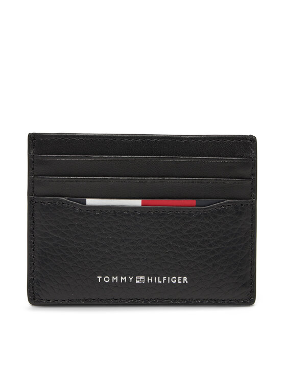 Etui pentru carduri Tommy Hilfiger Central Cc Holder AM0AM13512 Negru
