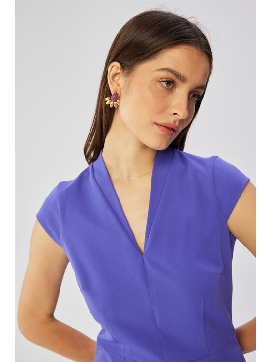 Stylove Stylove Večerní šaty S359 Fialová Comfortable Fit