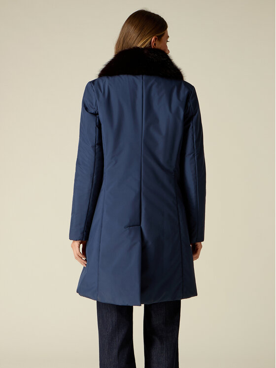 Oltre Oltre Giubbotto piumino F035R001537N034 Blu Over Fit