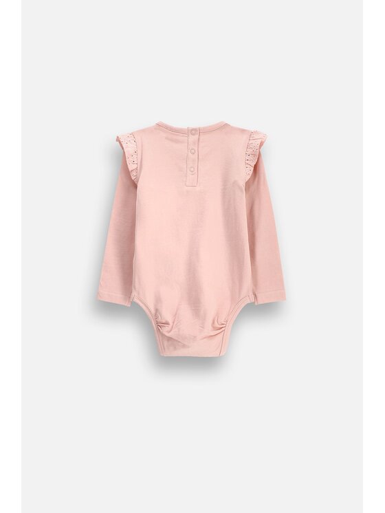 Coccodrillo Coccodrillo Dětské body ZC6112104MGN-033 Růžová Regular Fit