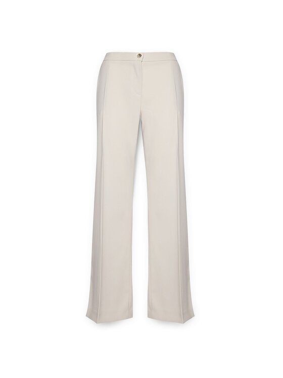 Elena Mirò Elena Mirò Pantaloni di tessuto P163P000359N051 Crema Regular Fit