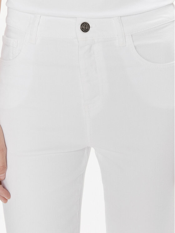 Marella Marella Jeansy Ovest 2413131094 Biały Regular Fit