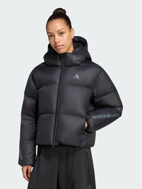 adidas adidas Kurtka puchowa 167932 Czarny Loose Fit