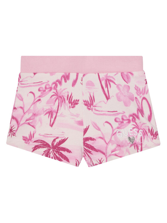 Guess Guess Set T-Shirt und Shorts A5GG13 K6YW4 Rosa Regular Fit