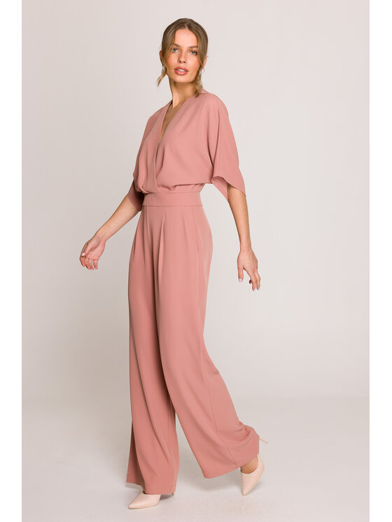 Stylove Stylove Jumpsuit S395 Rosa Sexy Straight Fit