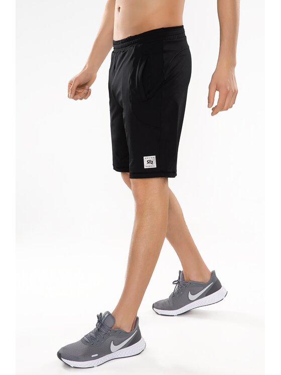 ROUGH RADICAL ROUGH RADICAL Szorty sportowe SPACE SHORTS Czarny Slim Fit