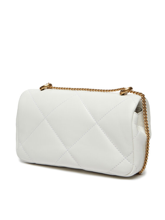 Tory Burch Torebka Mini Kira Diamond 154710 Biały | Modivo.pl
