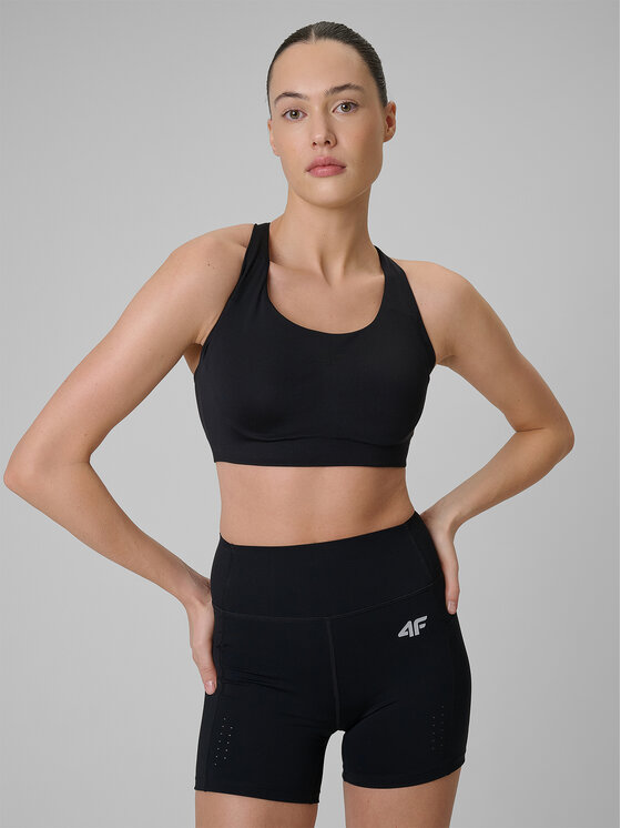4F 4F Biustonosz sportowy MULTI ACTIVE Czarny