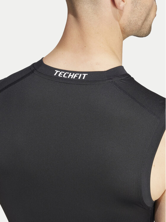 adidas adidas Koszulka techniczna TECHFIT Compression Training JE6694 Czarny Slim Fit