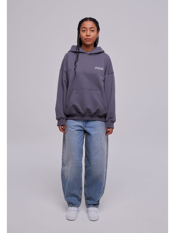 2005 2005 Mikina Basic Sivá Oversize