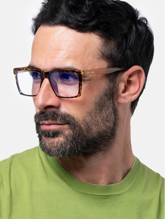 Herling Herling Occhiali con filtro luce blu Sullivan Marrone