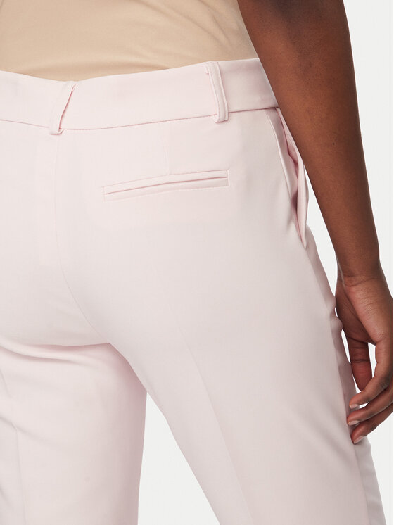 Rinascimento Rinascimento Pantaloni din material CFC0128638003 Roz Slim Fit
