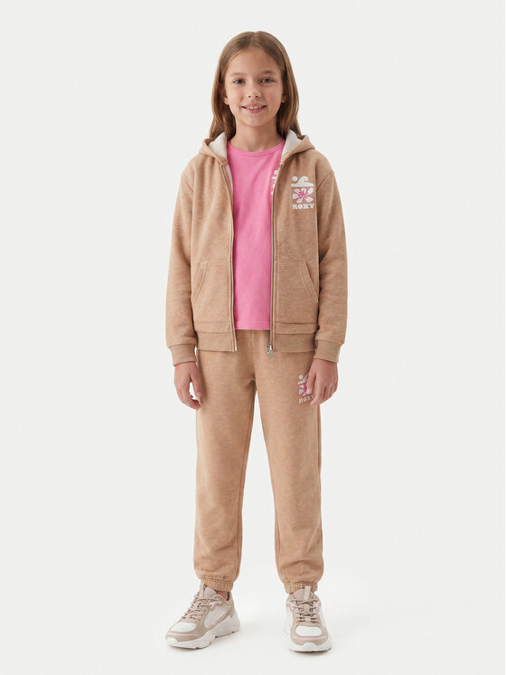 Roxy Roxy Pulóver Surf Feeling ERGFT04020 Bézs Relaxed Fit