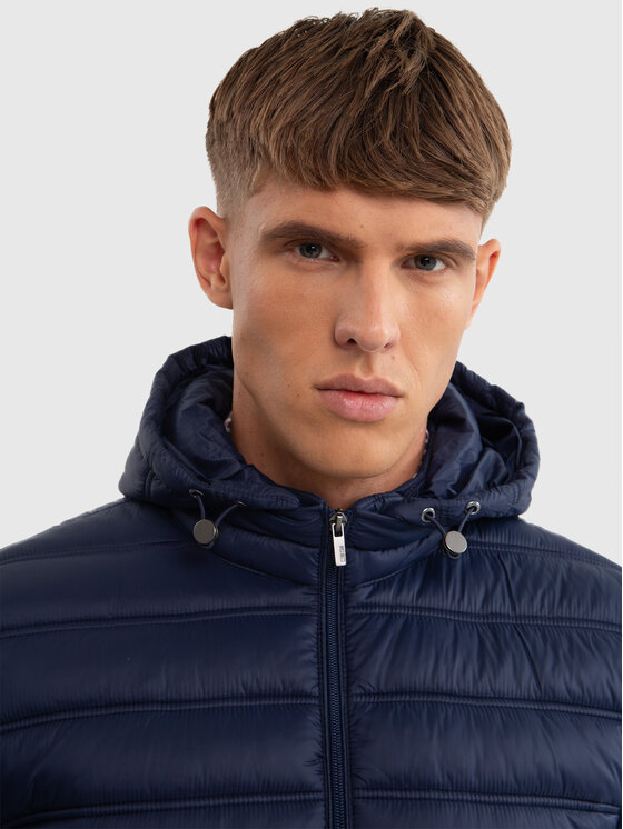 BIG STAR BIG STAR Kurtka zimowa ACARF Granatowy Basic Fit