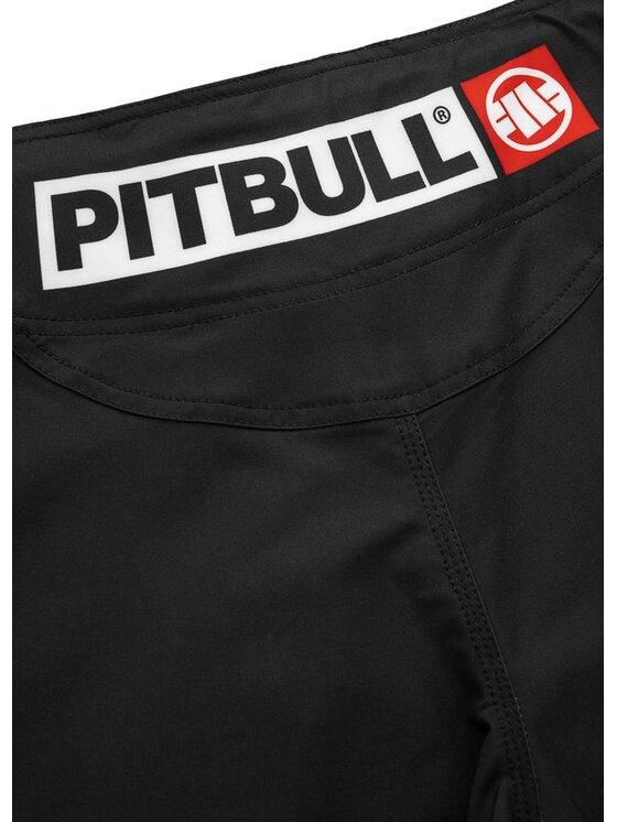 PITBULL PITBULL Szorty sportowe Spodenki treningowe Jet Mesh Performance Pro plus Hilltop L Czarny Regular Fit
