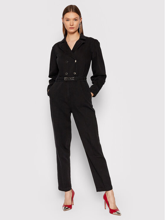 Pinko Kombinezon Little Rock 1J10R8 Y78N Črna Regular Fit