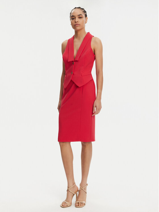 Rinascimento Rinascimento Sukienka koktajlowa CFC0019846002 Różowy Regular Fit