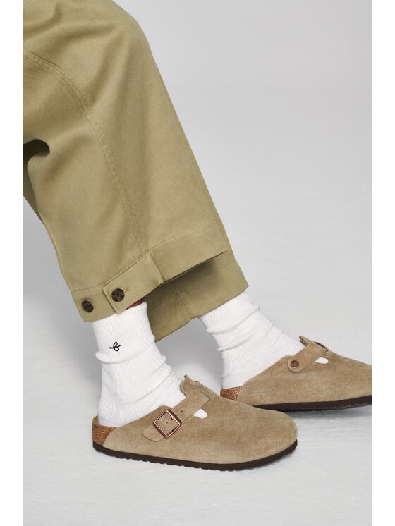 Skarpety długie B SIDES, Białe, MERINO UNISEX