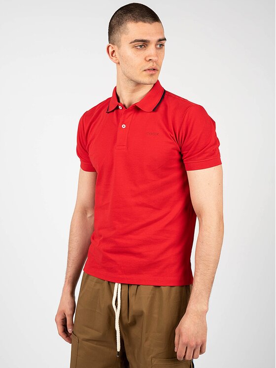 Geox Geox Polo M2510Q T2649 | Sustainable Czerwony Regular Fit